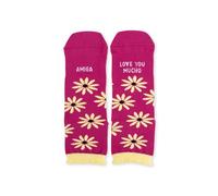 UO Calcetines Amiga Love U Mucho con Mensaje de Amistad - Regalo para Mejor Amiga - Calcetines Divertidos Algodón Suave - Unisex Adulto Talla 36-41