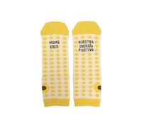 UO Calcetines Mamá Eres Nuestra Energía Positiva con Mensaje Motivador - Regalo Original para Mamá Día de la Madre - Calcetines Mujer Algodón Suave - Unisex Adulto Talla 36-41