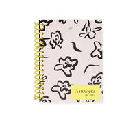 UO - Cuaderno A5 - A New era of me, Tapa Dura, 200 páginas, libreta Puntos, 15x22 cm, Cuaderno Regalo, papelería Bonita