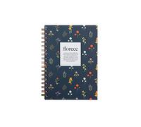 UO Cuaderno Libreta A5, Florece. Tapa dura, 200 páginas, espiral (15x22 cm)