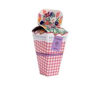 UO Kit Ramo Abuela Te Queremos - Regalo Original para Abuela con Calcetines y Mini Maceta - Pack Regalo Día de la Madre - Calcetines 36-41 + Macetero Decorativo