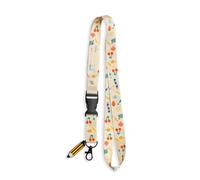 UO Lanyard Profe Gracias por Hacerme Sentir Capaz con Mensaje - Regalo para Profesor Día del Maestro - Cordón Portacredenciales con Frase de Agradecimiento - Accesorio Original