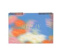 UO Organizador Semanal Planificador- Blooming. Días sin numerar, 60 páginas, papel de calidad 90gr, 280x180mm