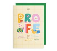 UO Postal Gracias por Hacerme Sentir Capaz con Sobre - Tarjeta de Felicitación para Profesor - Regalo Original Día del Maestro - Frase de Agradecimiento