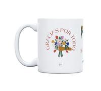 UO Taza de regalo con mensaje Gracias por todo, regalo para amigas, regalo para amigos, regalo original de Navidad, regalo amigo invisible original, 350 ml, Cerámica