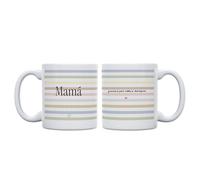 UO Taza Mamá Gracias por Estar Siempre con Mensaje de Amor - Regalo Original para Mamá Día de la Madre - Taza de Cerámica con Frase Emocional - 330ml