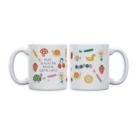 UO Taza Profe Gracias por Hacerme Sentir Capaz con Mensaje - Regalo para Profesor Día del Maestro - Taza de Cerámica con Frase de Agradecimiento - 330ml
