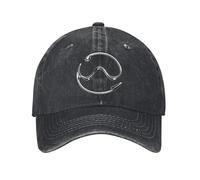 UOARQAUJ Gorra de béisbol Chromatica Ball Lady Gaga Casual Distressed Denim Snapback para Hombres y Mujeres Gorras Ajustables de Viaje al Aire Libre