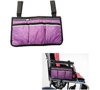 UOBEKETO Bolsa de almacenamiento colgante lateral para silla de ruedas, accesorios ligeros para reposabrazos para sillas de ruedas y andadores, uso para andadores, rodillos, sillas de ruedas