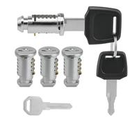 UOCAI 4 Piezas Cilindro de Cerradura de para Portabicicletas Thule, Llaves y Cilindros de Cerradura para Portabicicletas Thule