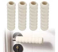 UOCAI 4 piezas de amortiguadores para manijas de puertas, cubiertas de manija de puerta de espuma suave y flexible para proteger a los bebés paredes y muebles protectores de manijas de puertas