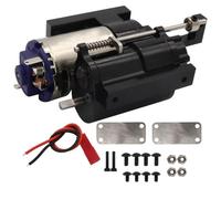 UOELRLFoV For WPL for MN B1 B14 B24 C14 C24 D90 D91 MN96 1/12 RC Car Parts Three-Generation Full Metal 2 for transmisión de Caja de Cambios de Velocidad con servo RC Upgrade AccessoriesNO.54(Black)