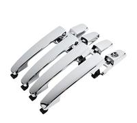 UOEMCRTB 4 Manijas Exteriores Puerta Coche Delanteras Traseras Izquierdas Y Derechas Para Ford Para Focus 2008 2009 2010 Y 2011 8S4Z-5422404-AA 8S4Z5422404AA(Chrome)
