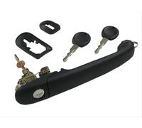 UOEMCRTB 6N0837207c/d - 2 Manijas De Puerta Delantera Izquierda Y Derecha Para Ford Para Galaxy 1995-2015 Con 2 Llaves Iguales(Pcs)
