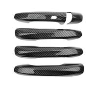 UOEMCRTB Cubierta De Manilla De Puerta LHD Estilizados Stickers Para Mercedes Para Benz CLA/Clase A/C/E/GLC/GLB(Carbon 1 sensor)