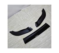 UOEMCRTB Delantero Spoiler para VW para Golf 6 MK6 R R20 2008-2013 Parachoques Delantero Coche Alerón Divisor Difusor Deflector Y Difusor Parachoques Trasero Ajuste Canard(Front Lip Black)