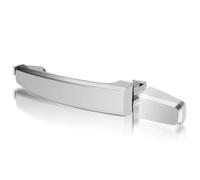 UOEMCRTB Manijas Exteriores De Las Puertas Delanteras Traseras Izquierdas Y Derechas Para Chevrolet Para Holden Y Para Captiva 2006-2018 Cromadas/negras.(Chrome no Keyhole)