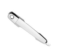 UOEMCRTB Manijas Puertas Exteriores Accesorios Para Manijas Exteriores Delanteras Izquierda Derecha Las Puertas Para Mitsubishi Para Triton ML MN 2006-2009 2010 2011 2012 2013 2014 2015 (Plata,1pc)