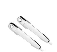 UOEMCRTB Manijas Puertas Exteriores Accesorios Para Manijas Exteriores Delanteras Izquierda Derecha Las Puertas Para Mitsubishi Para Triton ML MN 2006-2009 2010 2011 2012 2013 2014 2015 (Plata,2pc)