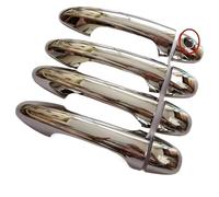 UOEMCRTB Manijas Puertas Exteriores Accesorios Para Toyota Para Hilux Revo 2016 2017 2018 2019 2020 2021 2022 2023 2024 2025 Embellecedores De Manijas De Puerta Plástico Cromado (K-1)