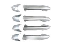 UOEMCRTB Manijas Puertas Exteriores Cubierta Decorativa Para Manija Puerta Estilo Adhesivo Para Mercedes Para Benz Clase A B C E S CLA GLA GLK CLS W176 W204 W117 X156 X204 (Chrome handle)