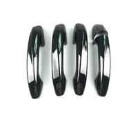 UOEMCRTB Manijas Puertas Exteriores Cubiertas Manijas Puerta Fibra Carbono Negra Para Vehículos Con Volante A La Izquierda Para Mercedes-Benz CLA Clase A Clase C Clase E GLC GLB (Black 0 sensor)