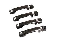 UOEMCRTB Manijas Puertas Exteriores Embellecedor Adhesivo Para Manija De Puerta De ABS Accesorios Para Auto Para Toyota Para Tundra 2014-2021 Para Sequoia 2008-2013 (Fibra de carbon)