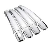 UOEMCRTB Manijas Puertas Exteriores Embellecedor cromado para manija de puerta para Citroën C4 para Picasso C6 para Peugeot 207 308 407 2004 2005 2006 2007 2008 2009 2010