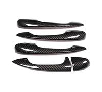 UOEMCRTB Manijas Puertas Exteriores Embellecedor De Manija De Puerta Cromado ABS De Carbono Para Mercedes Benz Clase A Y B A180 A200 A250 W177 V177 Y W247 2019-2020 (Fibra de carbon)