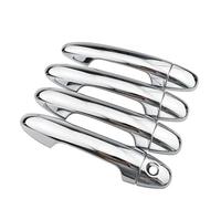 UOEMCRTB Manijas Puertas Exteriores Embellecedor De Manija De Puerta Para Toyota RAV4 2013 2014 2015 2016 2017 2018 Moldura Decorativa Cromada