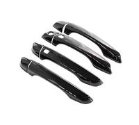 UOEMCRTB Manijas Puertas Exteriores Manija De Puerta Para Citroën Para Berlingo K9 2019 2020 2021 2022 2023 2024 Antirrayas Accesorios Para Automóvil Fibra Carbono (Black,2 keyless Entry)