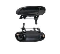 UOEMCRTB Manijas Puertas Exteriores Manija Exterior De Puerta Delantera Trasera Izquierda Derecha Color Negro Diseño Space Star Para Mitsubishi Para Carisma 1998-2000 2001 2002 (Front Left and Right)