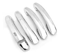 UOEMCRTB Manijas Puertas Exteriores Para Mercedes Benz CLA A C Clase E GLC Y GLB Cubiertas Manijas Puerta Para Vehículos Con Volante A La Izquierda LHD (Silver 1 sensor)