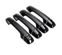 UOEMCRTB Manijas Puertas Exteriores Para Toyota Prado 150 Y Land Cruiser J150 LC150 LC200 2010-2014 2015 2016 2017 2018 2019 Cubiertas Manijas Puerta Negras Brillantes Accesorios (Black 2 sensor)