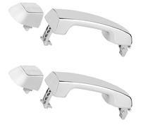 UOEMCRTB Manijas Puertas Exteriores Para Toyota Prado Land Cruiser FJ150 4Runner Lexus GX460 2010-2012 2013 2014 2015 2016 2017 Manija De Puerta Trasera Izquierda Y Derecha Cromada (2pcs Chrome)