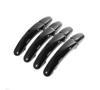UOEMCRTB Para Ford Para Transit Para Custom Para Tourneo Para Custom 2013-2017 Cubierta Manija Puerta Cromada Negra Brillante Embellecedores(Black)