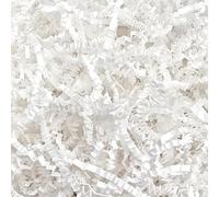 UoeRing Relleno de papel triturado de corte arrugado, 4 onzas, papel triturado blanco para envolver regalos, cestas de regalo, bolsas de Pascua