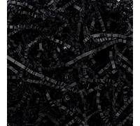 UoeRing Relleno de papel triturado de corte arrugado, 4 onzas, papel triturado negro para envolver regalos, cestas de regalo, bolsas de Pascua