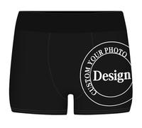 Uoffice5 Boxers Personalizados para Hombres Boxers Personalizados con Cara Divertida Ropa Interior de Poliéster con Nombre Regalos Personalizados para Novio Padre Esposo(Estilo 12)