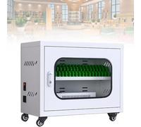 UofZc Carrito Escolar para Guardar celulares con Puertos de Carga - Diseño móvil con Ruedas, casilleros Seguros de 8 Niveles para Uso de Profesores y Estudiantes en el Aula 20Slots