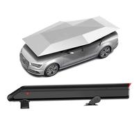 UofZc Funda automática para Coche, cochera Totalmente automática, toldo móvil para protección Exterior, Funda para automóvil con Control Remoto, sombrilla portátil para Coche. Metallic-withoutbar