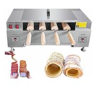 UofZc Horno de Cuatro Rodillos para Pasteles, Horno eléctrico de sobremesa con Calentamiento Uniforme, Control de Temperatura y Temporizador, Gran Capacidad para Pasteles, Pan y bollería.