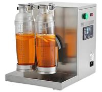 UofZc Máquina eléctrica para batir té con Leche, Funcionamiento con un Solo botón y Parada automática, Preparar té de Burbujas, zumos, Batidos y cócteles.