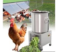 UofZc Rallador y triturador de Verduras Profesional de 1800 W, de Acero Inoxidable de Alta Resistencia, de Alta eficiencia, para la preparación de alimento para Aves y Animales.