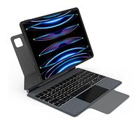 Uogic Teclado iPad Pro 11" 4ª/3ª/2ª/1ª Gen & iPad Air 10.9" 5ª/4ª Gen, Teclado para iPad con Diseño Magnético Flotante, Trackpad Multitáctil, Retroiluminado de 7 Modos (Gris)