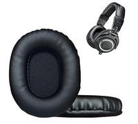 UOGWA - Almohadillas de repuesto para auriculares Audio Technica ATH M50X M50XBT M50RD M40X M30X M20X MSR7 SX1, almohadillas con piel de proteína más suave, espuma de alta densidad, color negro