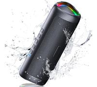 UOHHBOE Altavoz Bluetooth 5.3, 30W Altavoz Bluetooth Potente con Luz LED de Color, Bajos Potentes y Agudos Claros, Impermeable IPX5, 24H de Reproducción Bluetooth Speaker con Emparejamiento TWS(Largo)