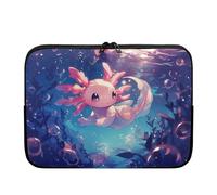 UOIMAG Axolotl - Bolsas para laptop para mujer, lindas fundas para laptop de 10 pulgadas, maletín absorbente de golpes, bolsa de transporte de 12 pulgadas
