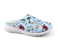 UOIMAG, Bonita Zapatilla de Enfermera, Regalo, Zapatos de Enfermera, Zapatos de Mujer, Sandalias Suaves, Zapatos Planos para Caminar 41EU