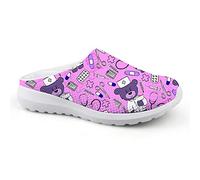 UOIMAG, Bonitos Zapatos de Enfermera de Dibujos Animados, Regalo para Mujer, Zapatos sin Cordones para Enfermera, Zapatillas para el hogar, Sandalias Suaves, Zapatos para Caminar 40EU